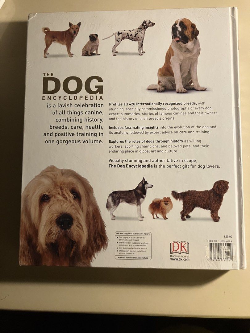 Reference book on dogs (Category: Textbooks) located in Mandaluyong City. Submitted by arkay1 (Listing ID 1463306421, Image 2). Description: Book on dogs. New never used or opened. .