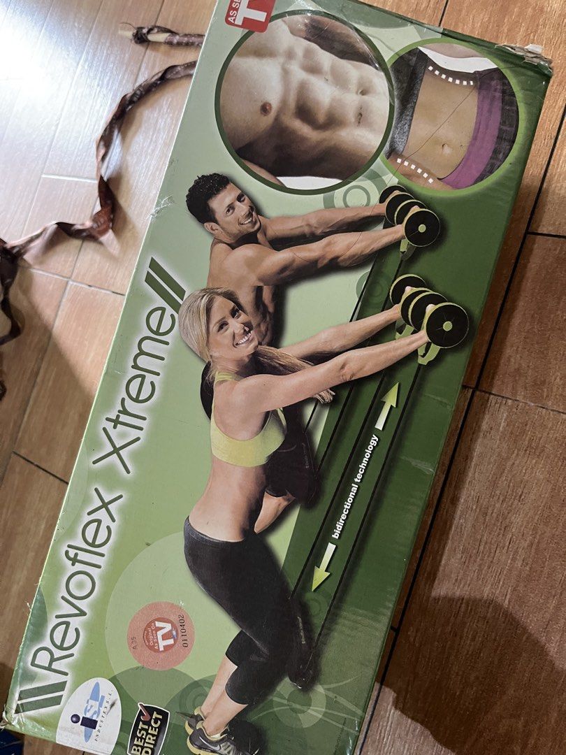 Revoflex Xtreme II Abdominal Roller (Category: Cardio & Fitness Machines) located in Manila. Submitted by gindeclutters (Listing ID 1463133365, Image 1). Description: rfs, tinamad na mag workout haha.