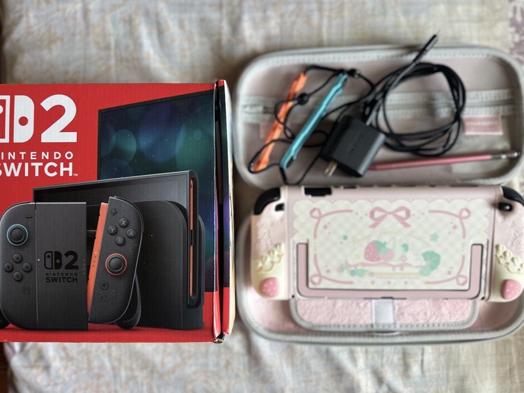 RUSH!! Nintendo Switch 2 Complete set w/ Case (Category: Nintendo) located in Cagayan de Oro. Submitted by riyukie3 (Listing ID 1463162041, Image 2). Description: Hi! I’m selling my Nintendo Switch 2 complete set. In pristine condition—no scratches, no damages, and everything works perfectly. I’ve only used it a few times, so it practically looks and feels brand new. What’s included (Complete Set): - Nintendo Switch 2 Console - Joy-Con 2 Controll