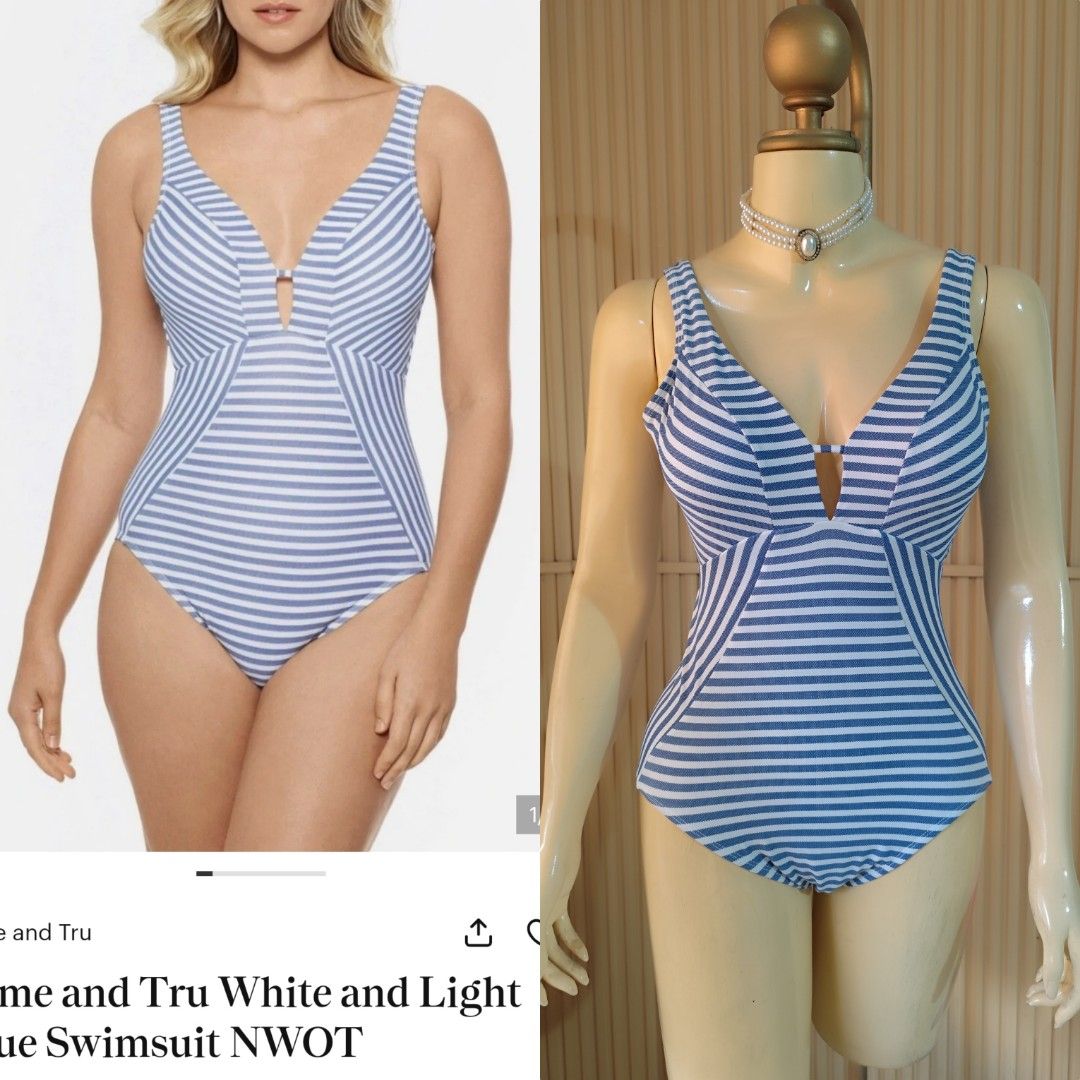 (S & L) Time & Tru One Piece Swimsuit (Category: Bikinis & Swimsuits) located in Paranaque City. Submitted by tanz2014 (Listing ID 1463119087, Image 1). Description: 🥀𝐒𝐔𝐏𝐄𝐑 𝐆𝐀𝐍𝐃𝐀 𝐍𝐈𝐓𝐎🥀 ❎2 STOCKS AVAILABLE❎ 🌻Like New🌻 🌼Brand: TIME & TRU ➡️Built in Pad 🌸Size: Small 🌸Size: Large 💸Mine: P399 🔺All Items are PRELOVED in good condition. 🔺Please do manage your expectations. 🔺WASH before USE‼️ 🔺BUY at your own RISK‼️ ❌NO RETURN, 