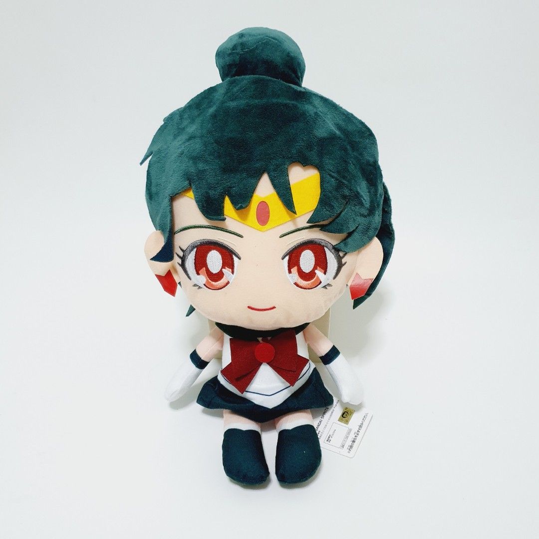 Sailor Moon Big Plush Doll Sailor Pluto (Category: Plushies & Soft Toys) located in Taytay. Submitted by kyo.mono (Listing ID 1463173073, Image 1). Description: 💟Follow us on IG: kyo.mono for faster replies TikTok: kyo.mono_ for videos and review Brand new with paper tag Auth from Japan Actual photo posted Approx. 18".