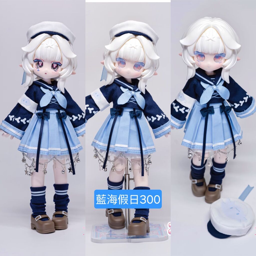 Sailor Outfit for 1/12 BJD doll (Category: Handmade Craft) located in General Trias. Submitted by magecouff (Listing ID 1463196313, Image 1). Description: from the Hexagonal Box BJD series -sizing is based of aforementioned doll series but will fit basic 1/12 to 1/8 sized bjds, i think. -only taken out to check and returned back into sleeve. did not fit on doll RFS not my style for my dolls.