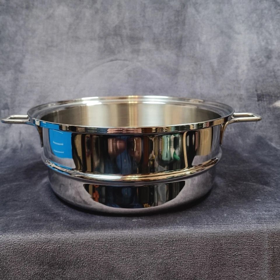 Saladmaster 3 Qt. Steamer Replacement Part (Category: Other Kitchenware & Tableware) located in Manila. Submitted by april_sixteen (Listing ID 1463185173, Image 3). Description: - Stainless steel steamer basket - Fits pots approximately 8 inches in diameter - Built-in handles for easy lifting - Perforated bottom for optimal steam circulation - Ideal for steaming vegetables, dumplings, seafood, and more - Durable and easy to clean - A must-have ki