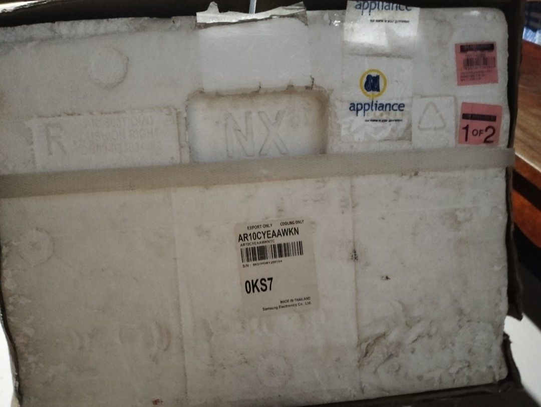 Samsung ACU Split Type 1 HP (Category: Air Conditioning and Heating) located in Cabuyao City. Submitted by lumodleste24253 (Listing ID 1463158452, Image 2). Description: For Sale!!! Brand New Air-conditioning Unit 1 HP Split Type Inverter.