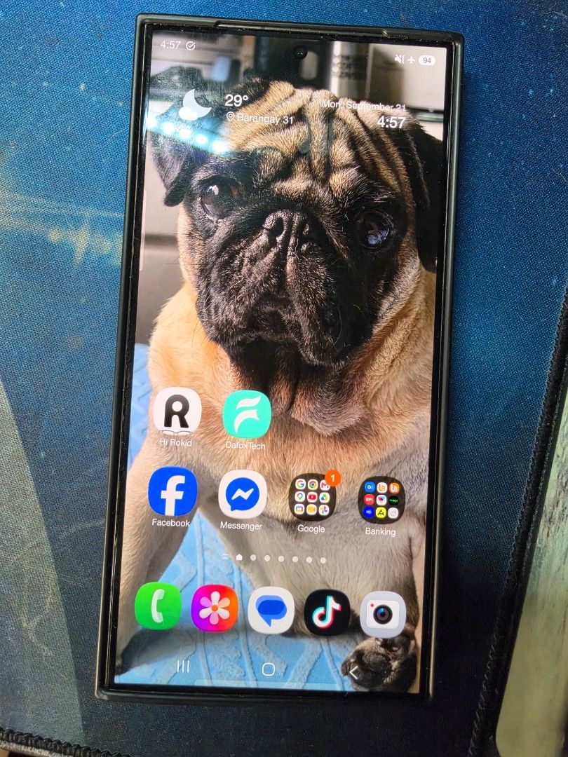 Samsung S24 Ultra (Category: Samsung) located in Manila. Submitted by benjsoft (Listing ID 1463211750, Image 3). Description: Open line 12GB RAM Purchased on Jan 2024.