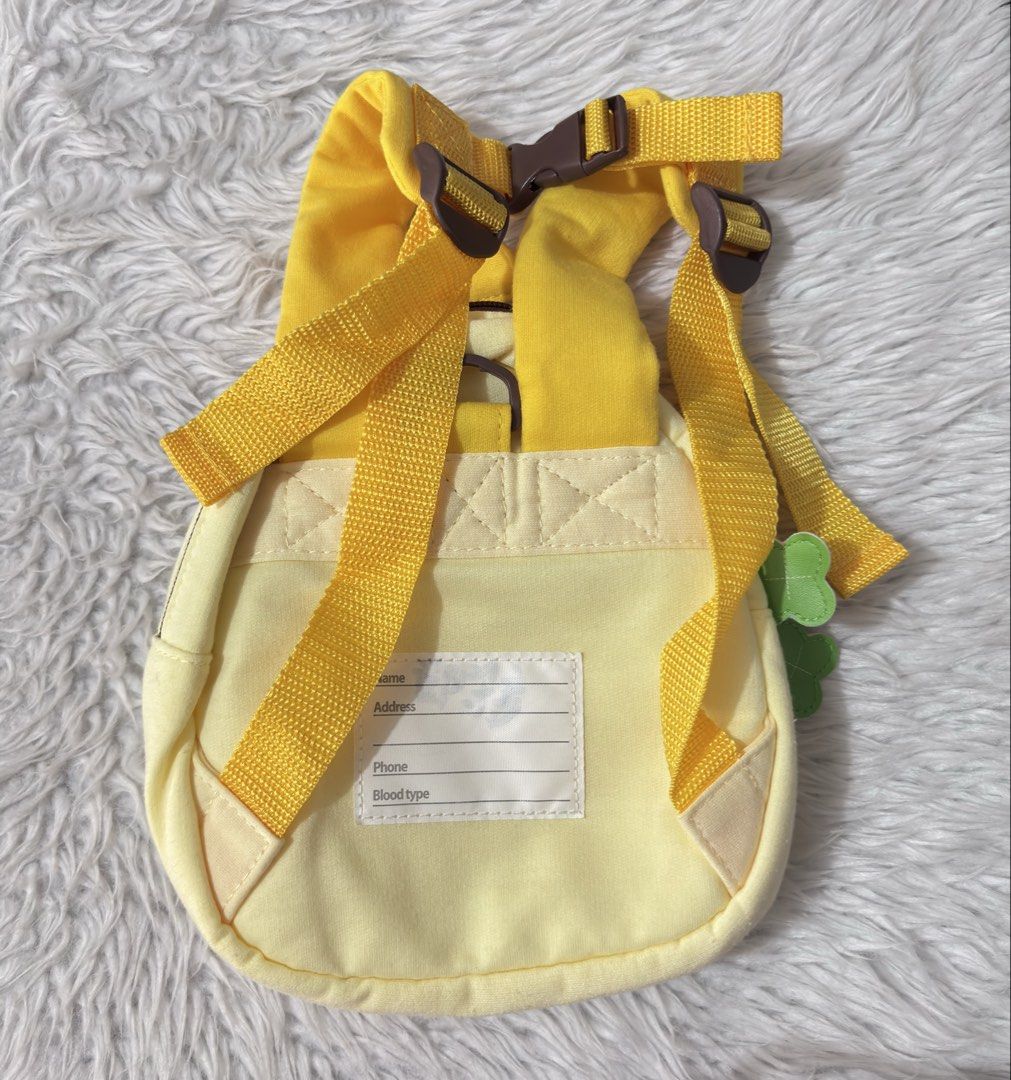 Sanrio Pompompurin Toddler Backpack (Category: Backpacks) located in Paranaque City. Submitted by dalle_closet (Listing ID 1463153462, Image 3). Description: size: 8 x 7 inches nice pa ito sa actual.