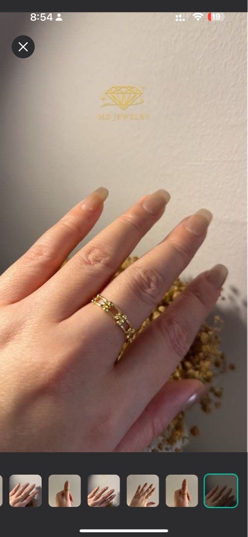 Saudi Gold for sale (Category: Jewelry) located in Mandaluyong City. Submitted by _anjconcepcion (Listing ID 1463253574, Image 2). Description: ✨ 18K Saudi Gold for Sale ✨ • Lightweight • On hand • Ready for pickup • FREE BOX .