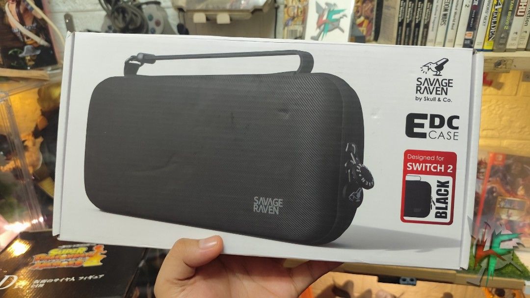 Savage Raven EDC Case for Nintendo Switch 2 - Black (Category: Nintendo) located in Taguig. Submitted by love.figures.toy.shop (Listing ID 1463160280, Image 1). Description: SAVAGE RAVEN Authentic Skull & Co. Product Designed for Nintendo Switch 2 Color Black Good Condition With Box.