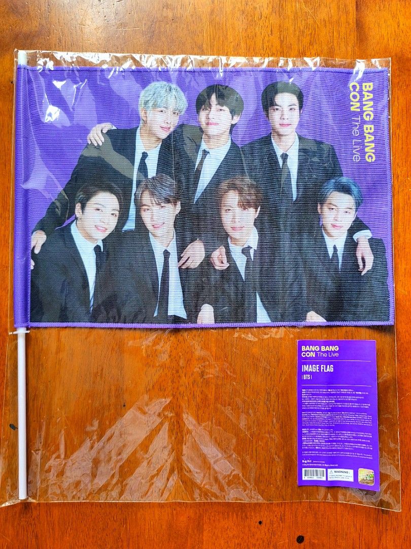 Sealed BANG BANG CON The Live Image Flag (Category: K-Wave Merchandise) located in Cebu City. Submitted by pikapicachuuu_bns (Listing ID 1463173283, Image 1). Description: WTS LFB ↪︎ Sealed BANG BANG CON The Live Image Flag 💸 350 📍Official 📍On hand 📍Reply or message to claim #bts #jin #v #jungkook #jimin #rm #suga #jhope #btsalbum #kpop #album #merch #army #wts #lfb #willingtosell #lookingforbuyer #photocard #cd #btsalbum #btsarmy #armybong #