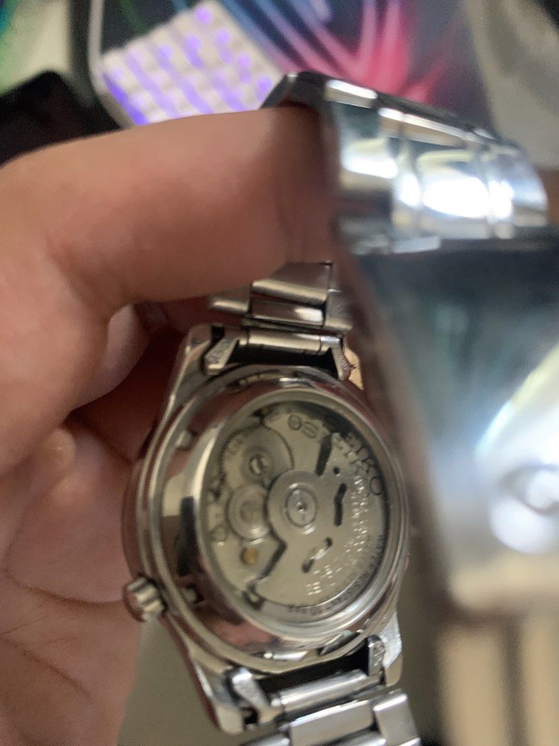 Seiko 5 Sports Automatic Watch (Category: Men's Watches) located in Batac City. Submitted by egorospe (Listing ID 1463147956, Image 2). Description: - Seiko 5 Sports Automatic Watch - 23 Jewels Automatic Movement - 100m Water Resistance - Day and Date Display - Stainless Steel Case and Band - Light Champagne Dial.