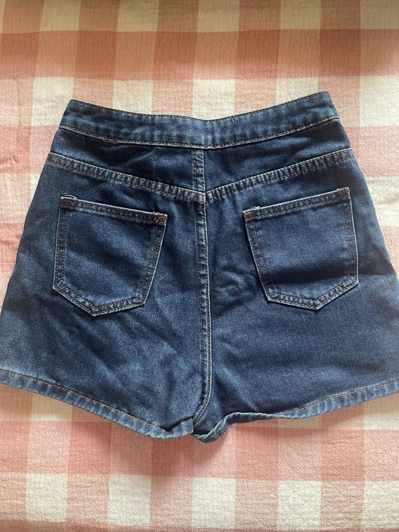SHEIN WOMENS BLUE DENIM SKORT (Category: Skirts) located in Manila. Submitted by gossipgirlsxoxo (Listing ID 1463297544, Image 2). Description: very good quality!!!.