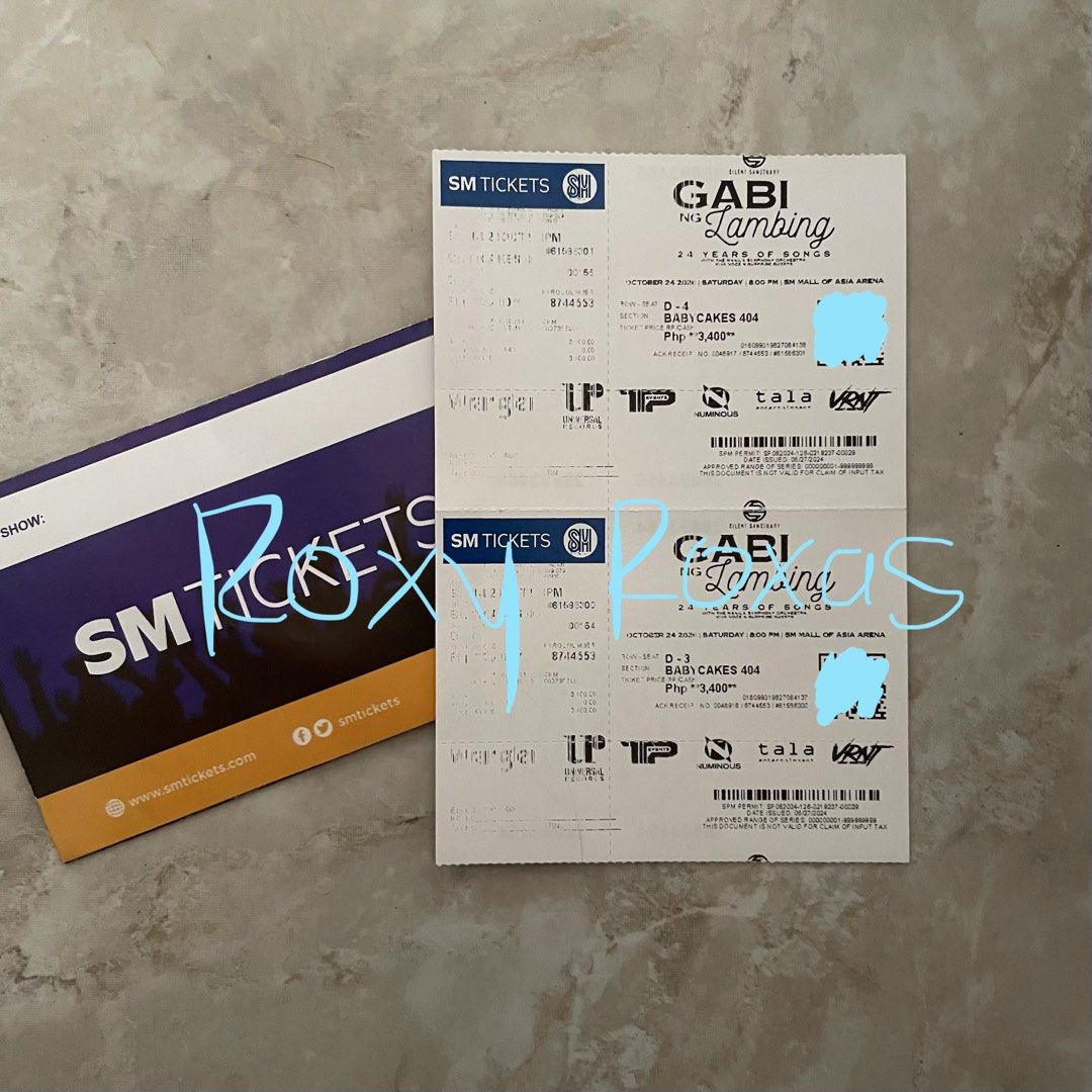 SILENT SANCTUARY BABYCAKES TICKET (Category: Events Tickets) located in Marilao. Submitted by lush.xoxo (Listing ID 1463204371, Image 1). Description: MEET UP SM MARILAO ONLY can send personal deets for verification.