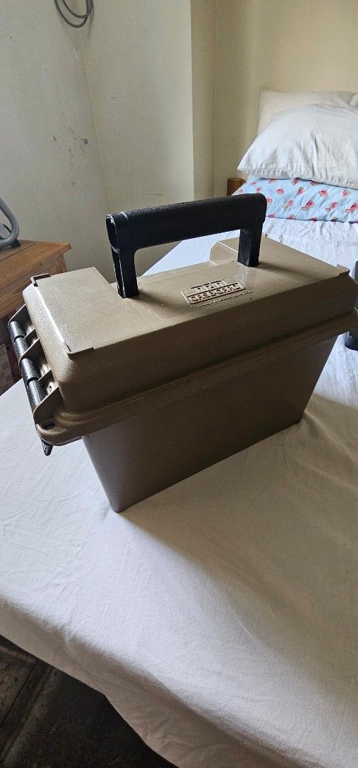 SKB Hard Case Storage Box Tan (Category: Storage Boxes & Baskets) located in Quezon City. Submitted by safeforest.492237 (Listing ID 1463264276, Image 3). Description: - Set of 3 SKB hard cases with large case for easy transport - Tan color - Sturdy handles and secure latches - Empty and clean interior - Ideal for protecting equipment or storing gear - Stackable design - Ready for a new owner .