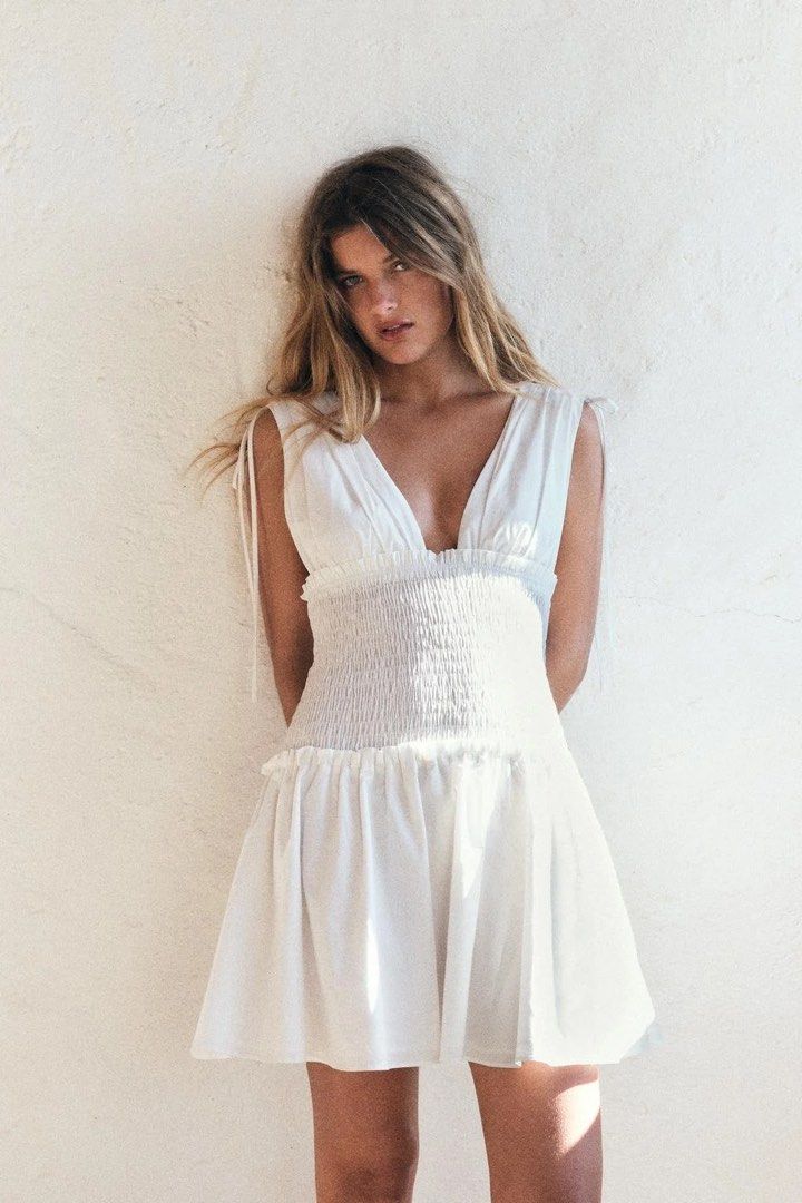 sleeveless mini dress with a deep V-neckline, (Category: Dresses) located in Manila. Submitted by archybarrientos (Listing ID 1463243188, Image 3). Description: .