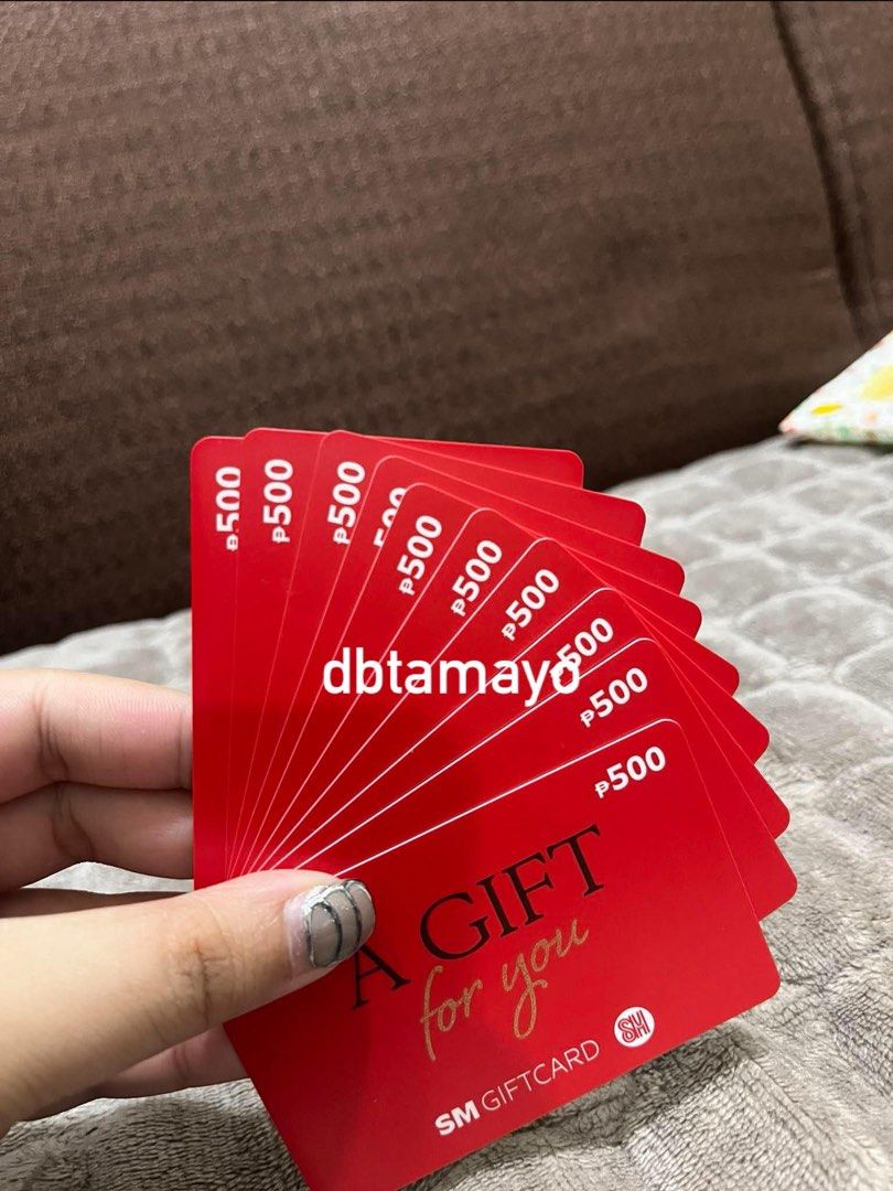 SM Gift Card 450 each (Category: Announcements) located in Manila. Submitted by tamayodb (Listing ID 1463272491, Image 1). Description: SM Gift Card 450 each.