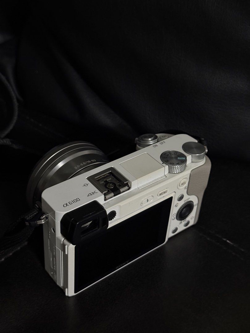 SONY A6100 + KIT LENS | ₱30,000 (Category: Cameras) located in Caloocan City. Submitted by jemcherlisse (Listing ID 1463229109, Image 3). Description: Sony Alpha A6100 Mirrorless Camera 💰 ₱30,000 ✨ Inclusions: Sony A6100 Camera Body Sony 16-50mm Kit Lens Battery Charger Camera strap Reason for Selling: Rarely used and want upgrade (Nagagamit lang if may travel or occasions) 📌 Condition: 9/10 / Like New / Good Condition 📌 No functional issue 📌