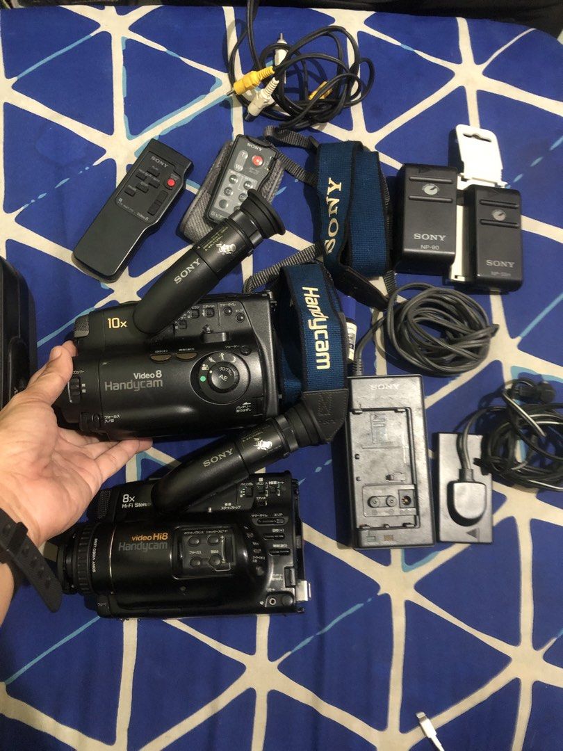 Sony Handy Cam Video Camera Recorder bundle defectives (Category: Video Cameras) located in Quezon City. Submitted by markgolveo (Listing ID 1463169500, Image 1). Description: Sony Handy Cam Video Camera Recorder bundle defectives Both Unit tested No power Both unit looks like in new condition smooth units We tried charging the battery packs it charges but units wont power on We also tried plugging the direct AC power supply adapter attachment on