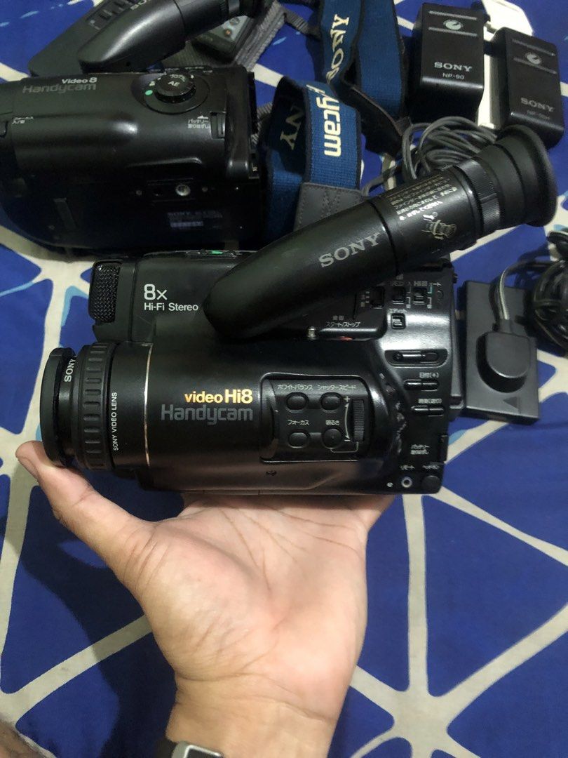 Sony Handy Cam Video Camera Recorder bundle defectives (Category: Video Cameras) located in Quezon City. Submitted by markgolveo (Listing ID 1463169500, Image 3). Description: Sony Handy Cam Video Camera Recorder bundle defectives Both Unit tested No power Both unit looks like in new condition smooth units We tried charging the battery packs it charges but units wont power on We also tried plugging the direct AC power supply adapter attachment on