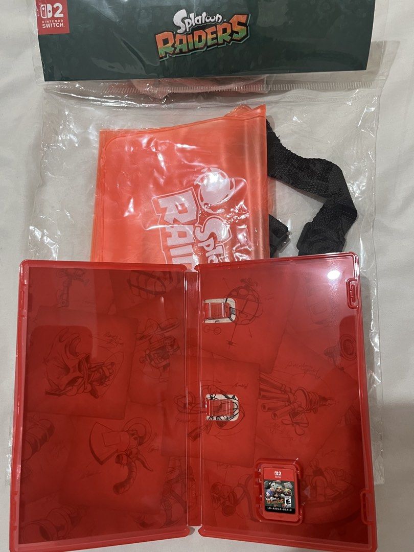 Splatoon Raiders for Nintendo Switch 2 (Category: Nintendo) located in Floridablanca. Submitted by laxlluvia (Listing ID 1463264045, Image 2). Description: - Nintendo Switch 2: Splatoon Raiders - Includes (game cartridge, case, and pre-order bonus pouch) - All items are in original packaging RFS: Finished the game alr Loc: QC DM for more inquiries! (:.
