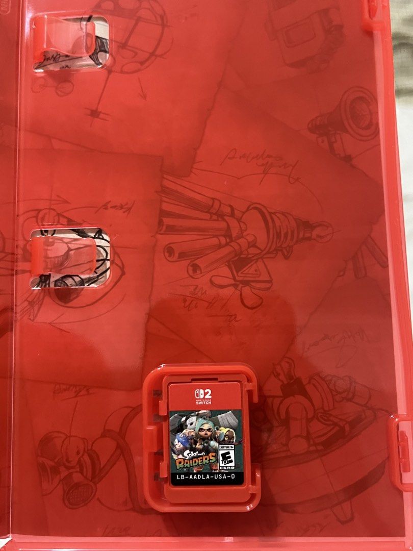 Splatoon Raiders for Nintendo Switch 2 (Category: Nintendo) located in Floridablanca. Submitted by laxlluvia (Listing ID 1463264045, Image 3). Description: - Nintendo Switch 2: Splatoon Raiders - Includes (game cartridge, case, and pre-order bonus pouch) - All items are in original packaging RFS: Finished the game alr Loc: QC DM for more inquiries! (:.