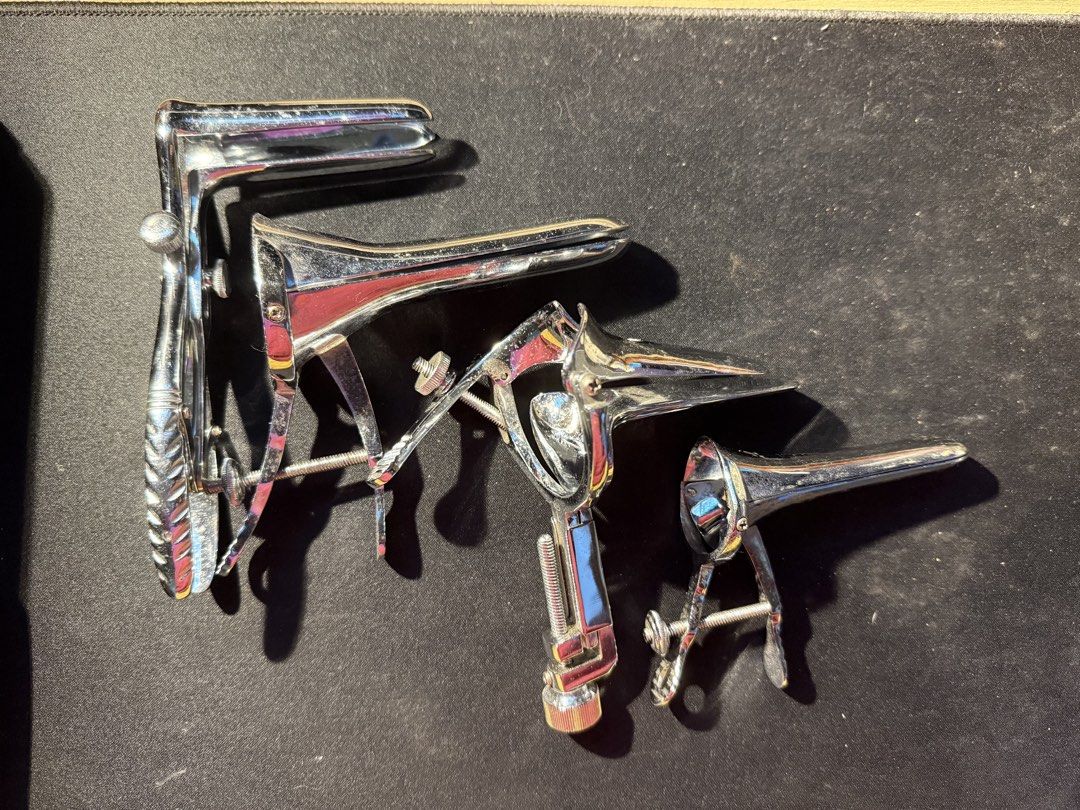 Stainless Steel Vaginal Speculums (Category: Medical Supplies & Tools) located in Tuguegarao City. Submitted by janurtist (Listing ID 1463164227, Image 1). Description: - Set of stainless steel vaginal speculums - Includes various sizes for different needs (Sizes 9,22,34,54) - Reusable and made of durable metal - Screw mechanism for adjustable opening - Suitable for medical practices or educational purposes As set Selling Price:1200 Loc: Abulug, 