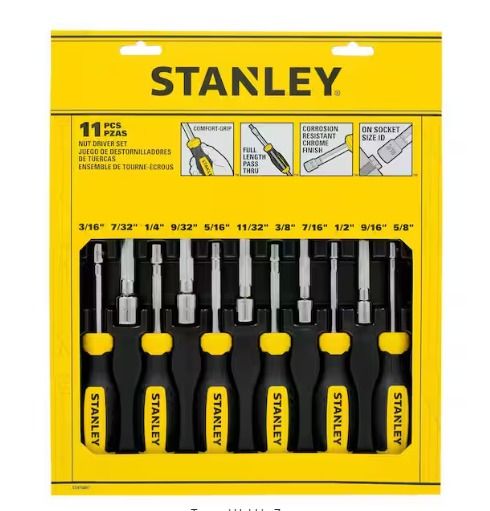 Stanley Nut Driver Set 11-Piece NewUSA (Category: Home Improvement Tools & Accessories) located in Mandaluyong City. Submitted by bentapinas (Listing ID 1463267413, Image 2). Description: Brand new Stanley 11-Piece Nut Driver Set. Bought directly in the USA. Guaranteed original. Meet ups preferably in Mandaluyong (Boni Ave) or Makati (Rockwell Mall/Makati Ave). MRT Boni station also ok. Any delivery/shipping fees to be paid by buyer. Ensure the t