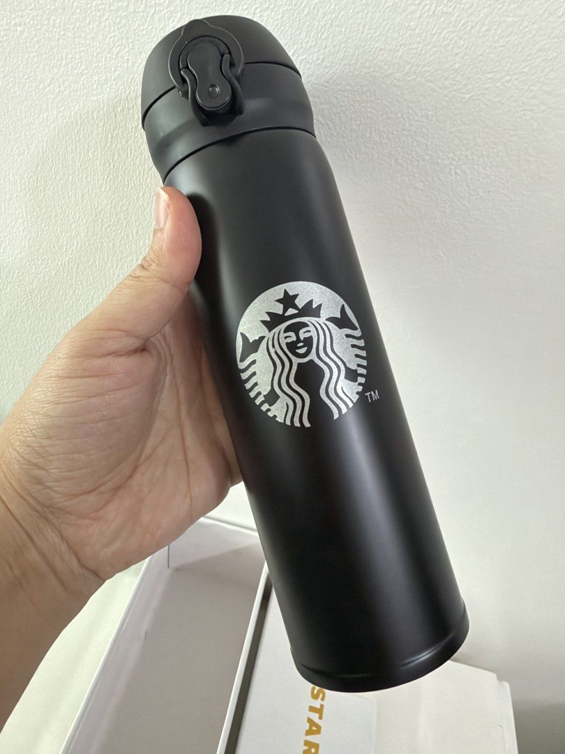 Starbucks Black Tumbler (Category: Water Bottles & Tumblers) located in Pasig City. Submitted by bagsnmore4 (Listing ID 1463202850, Image 2). Description: - Black Starbucks tumbler - Comes in box - Keeps drinks hot or cold - Sleek design with iconic Starbucks logo - Perfect for daily use or as a gift - Grab it now!.
