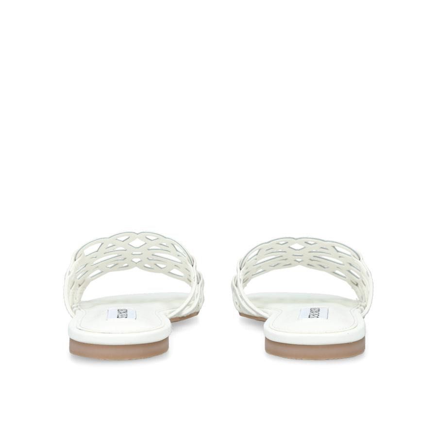 Steve Madden Lotus White Sandals (Category: Flats & Sandals) located in Valenzuela. Submitted by cutratemnl (Listing ID 1463131325, Image 3). Description: Bought through pasabuy at €79 (5k+ in PHP) Got the wrong size :(.