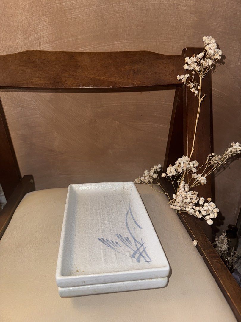 Stoneware long rectangular serving dish (Category: Dinnerware & Cutlery) located in Pasig City. Submitted by maison_linenandceramics (Listing ID 1463266979, Image 1). Description: take all this set of 3.