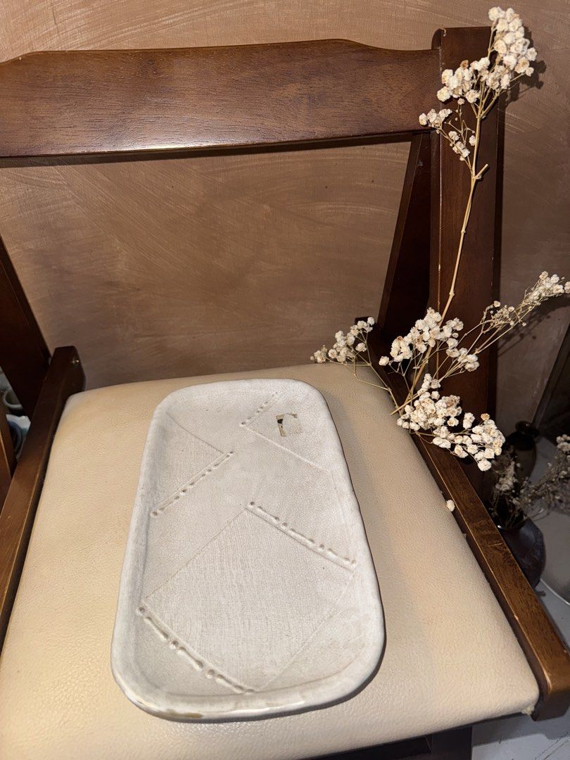 Stoneware long rectangular serving dish (Category: Dinnerware & Cutlery) located in Pasig City. Submitted by maison_linenandceramics (Listing ID 1463266979, Image 2). Description: take all this set of 3.