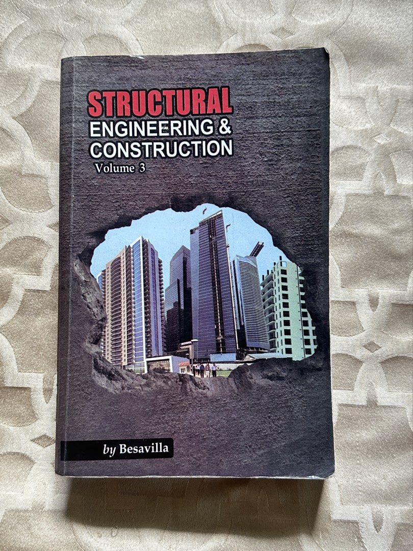 Structural Engineering Construction Book Vol 3. by Besavilla (Category: Textbooks) located in Floridablanca. Submitted by prelovedlovebyjl (Listing ID 1463140193, Image 1). Description: Stuctural Engineering & Construction (Volume 3) by Besavilla -Ideal for CELE takers -has 890 pages (covering all structural topics) - really helped me during my review days -no pencil marks or any writings -ISBN 971-8510-92-6 -Negotiable -Strictly no COD location: