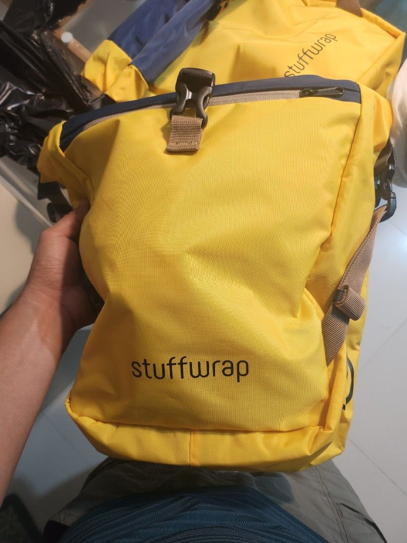 Stuffwrap Pannier Bag Pair (Category: Bicycles) located in Manila. Submitted by bhoypablo (Listing ID 1463284761, Image 1). Description: For sale Pannier bags Good as brandnew 1x lang nagamit sa ride Stuff wrap local bag maker Dm me for inquiries. Thank you!.