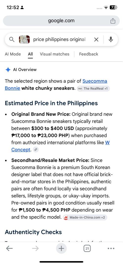 Suecomma Bonnie chunky sneaker (Category: Sneakers) located in Davao. Submitted by jennicaestrella_1995 (Listing ID 1463162468, Image 2). Description: .