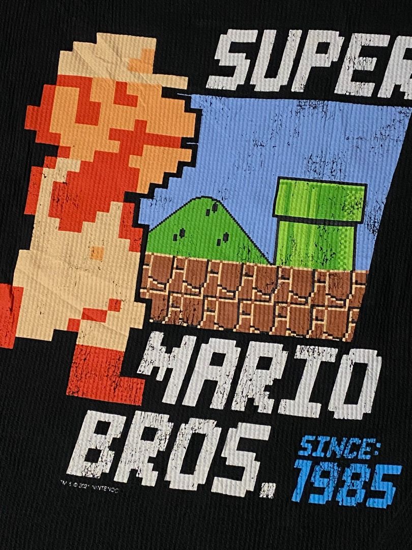Super mario | waffle long sleeves (Category: Tshirts & Polo Shirts ) located in Las Pinas. Submitted by all_details_posted (Listing ID 1463148643, Image 3). Description: stretchable waffle/thermal tela, vintage style print need soft wash only.