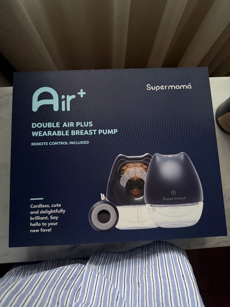 Supermama air dual pump (Category: Breastfeeding & Bottle Feeding) located in Quezon City. Submitted by loveallbykris (Listing ID 1463271420, Image 1). Description: Brand new. I have spectra already so do not need this Handsfree breast pump .