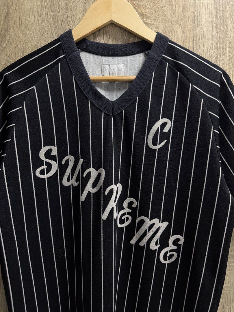 Supreme A.D Baseball Jersey (Category: Tshirts & Polo Shirts ) located in Cavite. Submitted by PRIVATE.Selection (Listing ID 1463193331, Image 3). Description: Supreme A.D Baseball Jersey Size S fits M W 20 L 27-28 Good as new.