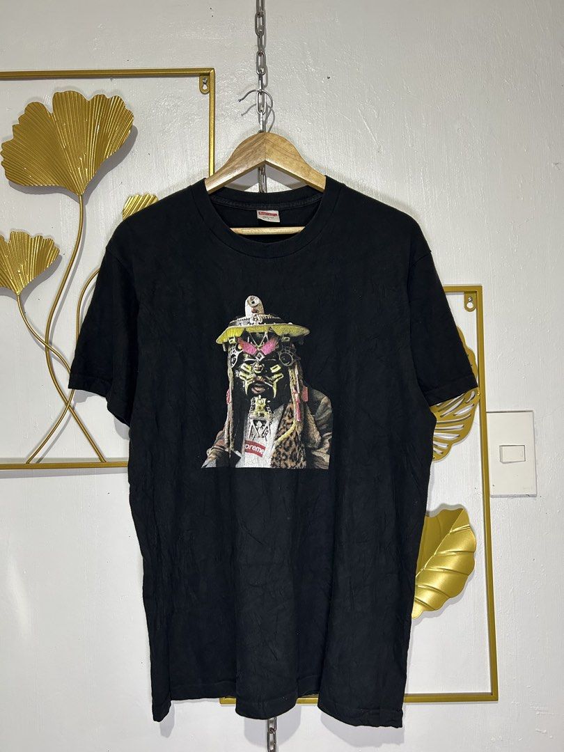 Supreme Rammellzee Tee (Category: Tshirts & Polo Shirts ) located in Manila. Submitted by rsttpld (Listing ID 1463274667, Image 1). Description: - Supreme T-Shirt - Color: Black - Size: Large - Made in USA - Minimal issue on print.