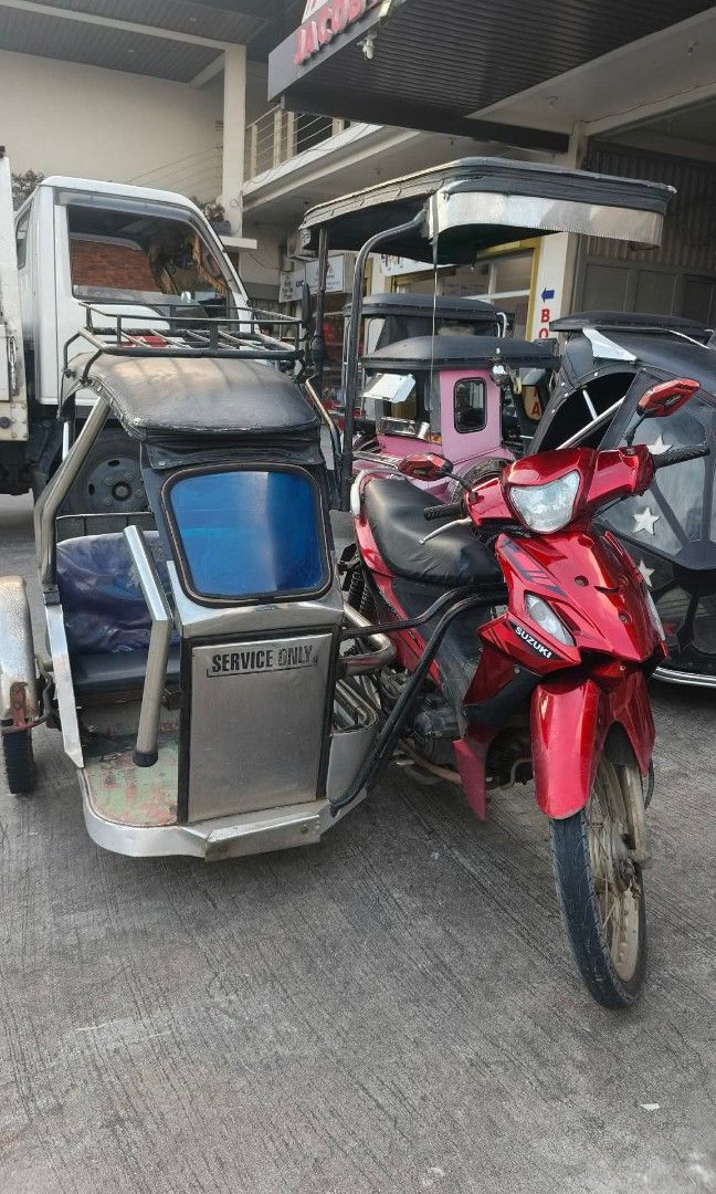 Suzuki Smash 110 Year 2015 - With Sidecar (Category: Motorbikes for Sale) located in Manila. Submitted by sjrome (Listing ID 1463277949, Image 3). Description: FOR SALE! Issue - Paso,Milyahe, Mahina Battery.