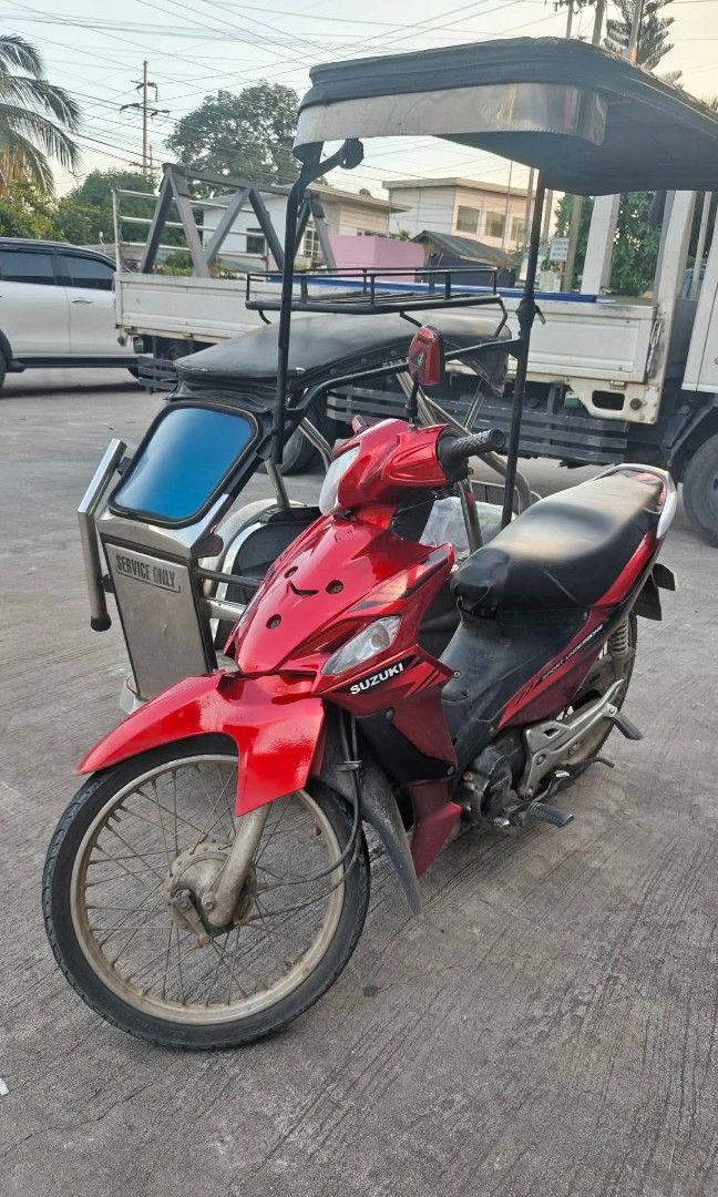 Suzuki Smash 110 Year 2015 - With Sidecar (Category: Motorbikes for Sale) located in Manila. Submitted by sjrome (Listing ID 1463277949, Image 1). Description: FOR SALE! Issue - Paso,Milyahe, Mahina Battery.