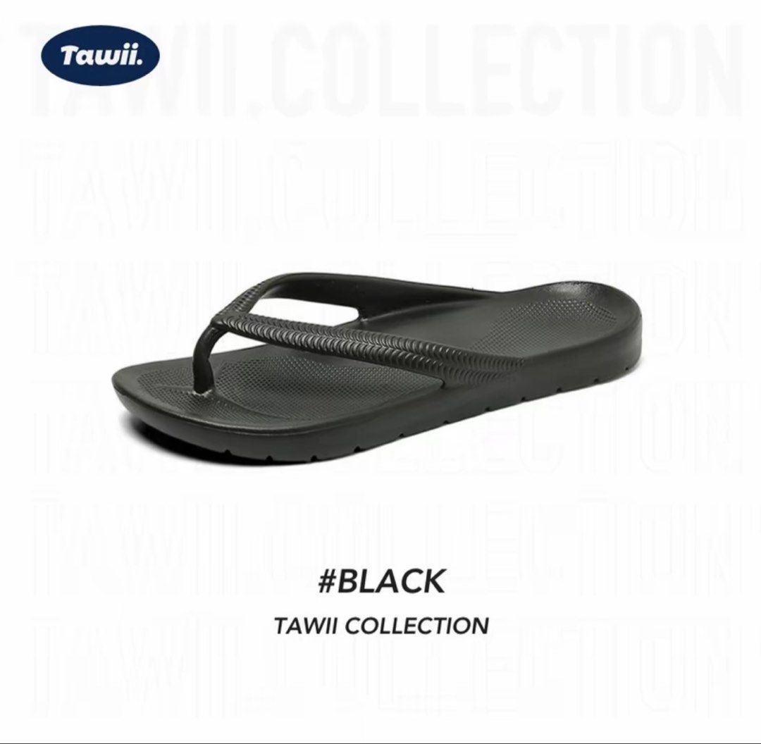 Tawii Collection Arch Support Flip Flops - Black (Category: Slippers and slides) located in Quezon City. Submitted by sctph2024 (Listing ID 1463221255, Image 1). Description: Size: 36-37 Too big for me.
