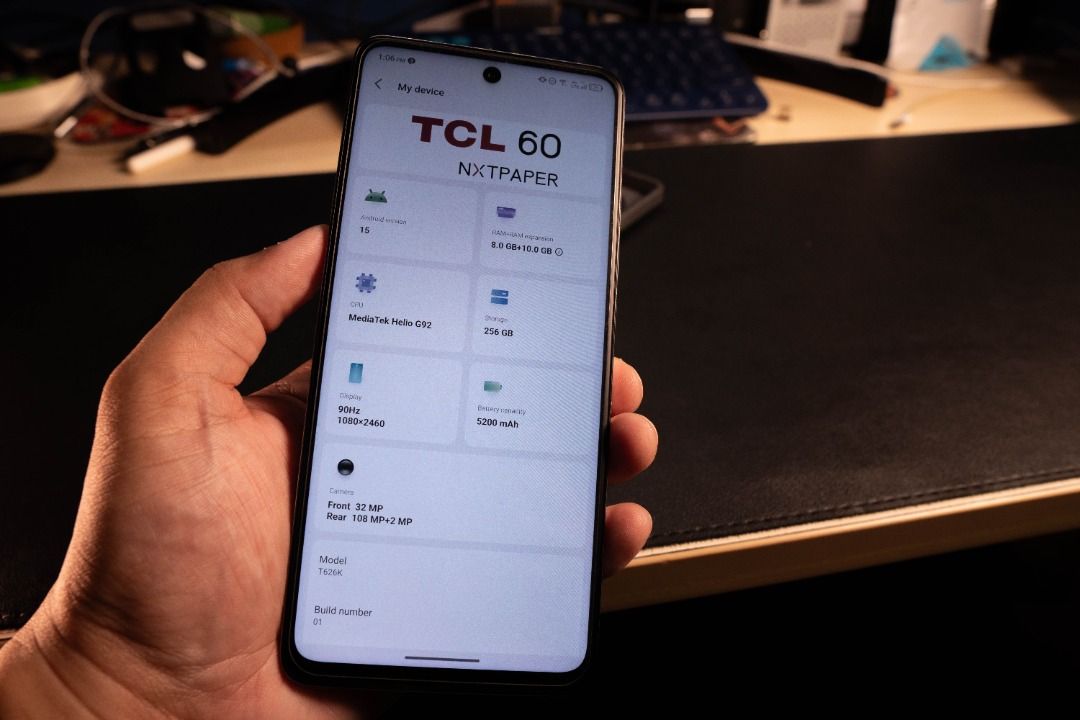 TCL NXTPAPER 60 (Category: Android Others) located in Caloocan City. Submitted by swiftpenguin-c313 (Listing ID 1463170607, Image 1). Description: Selling my Pre-Loved TCL NXTPAPER 60 Price is Negotiable Original Price is 7,999 3 in 1 • Android Mobile Phone • Colored E-Paper Mode • E-Paper Mode • Installed Screen Protector since Day 1 Hindi masakit sa mata gamitin. Para kang naka-Kindle at the same time may mobile phone ka na! Smooth phone experi