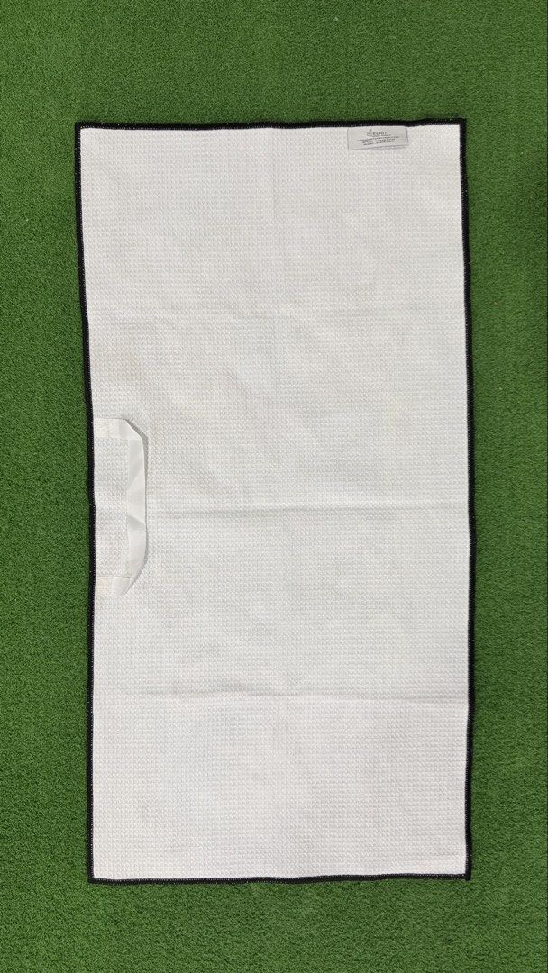 The Caddyshack Series Ultimate Microfiber Towel (Category: Golf) located in Manila. Submitted by mysticstar_d67ad3_tree (Listing ID 1463172240, Image 3). Description: Purchased from PGA store. Only used once to wipe washed clubs and golf balls without mud. From PGA Store USA - 16” x 32” size - Holds up to 7x its weight in water - Durable waffle texture offers a thorough and gentle clean - Mold and mildew-resistant - Lightweight microfiber made wi