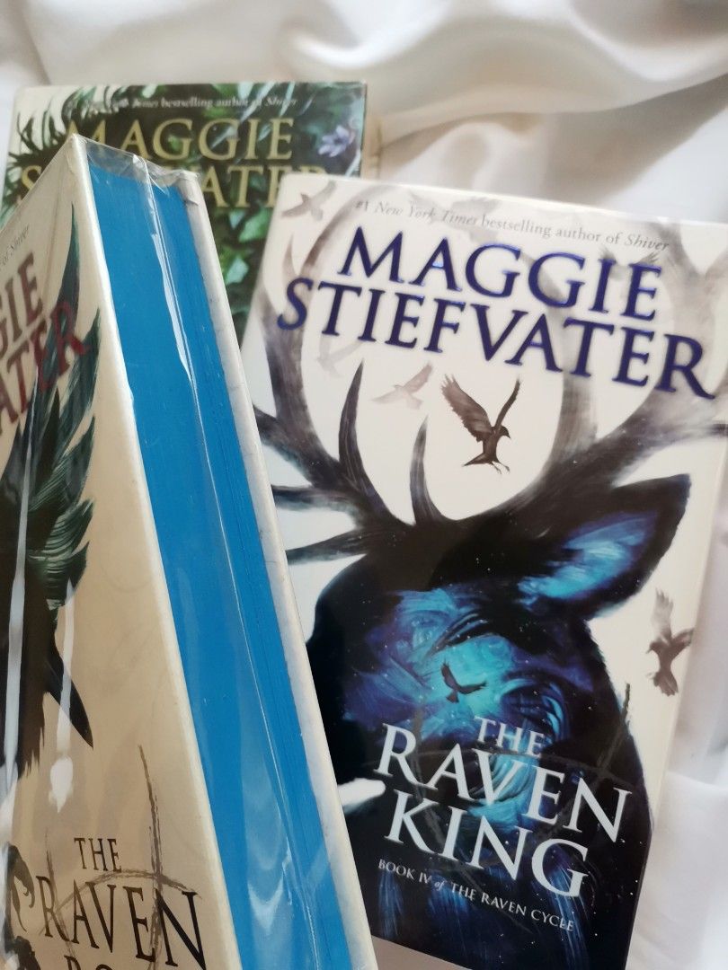 The Raven Cycle Series HB (Category: Storybooks) located in Cebu City. Submitted by catchello (Listing ID 1463157477, Image 2). Description: 🌻 𝗗 𝗘 𝗖 𝗟 𝗨 𝗧 𝗧 𝗘 𝗥 𝗜 𝗡 𝗚 🌻 ✨ The Raven Cycle HB (Incomplete) Preloved - 2,500 / free sf 💙 4th Book (Sprayed Edge) 🌼 Cebu (meetup Ayala, Sm, Emall-Naga) Shipping outside Cebu JRS (pay today, ship today) 💸 GCash / Palawan / BPI ❌ NO SCO / NO RESERVATION 📍 Personal collection.