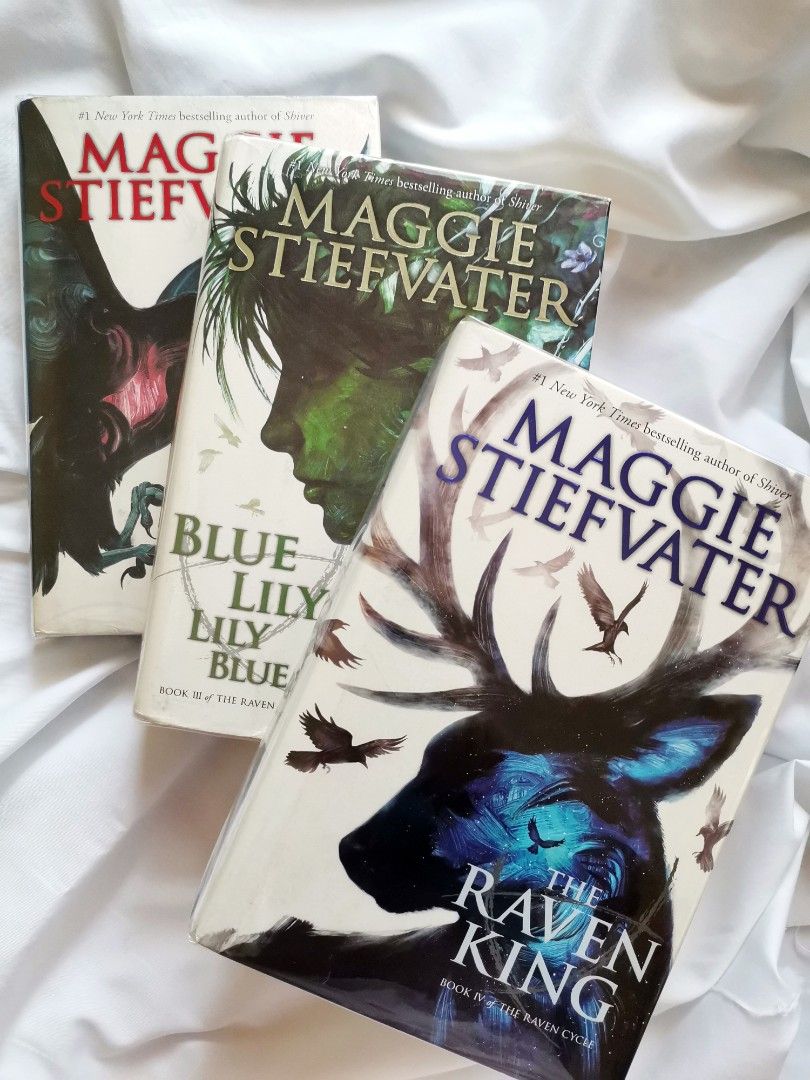 The Raven Cycle Series HB (Category: Storybooks) located in Cebu City. Submitted by catchello (Listing ID 1463157477, Image 1). Description: 🌻 𝗗 𝗘 𝗖 𝗟 𝗨 𝗧 𝗧 𝗘 𝗥 𝗜 𝗡 𝗚 🌻 ✨ The Raven Cycle HB (Incomplete) Preloved - 2,500 / free sf 💙 4th Book (Sprayed Edge) 🌼 Cebu (meetup Ayala, Sm, Emall-Naga) Shipping outside Cebu JRS (pay today, ship today) 💸 GCash / Palawan / BPI ❌ NO SCO / NO RESERVATION 📍 Personal collection.
