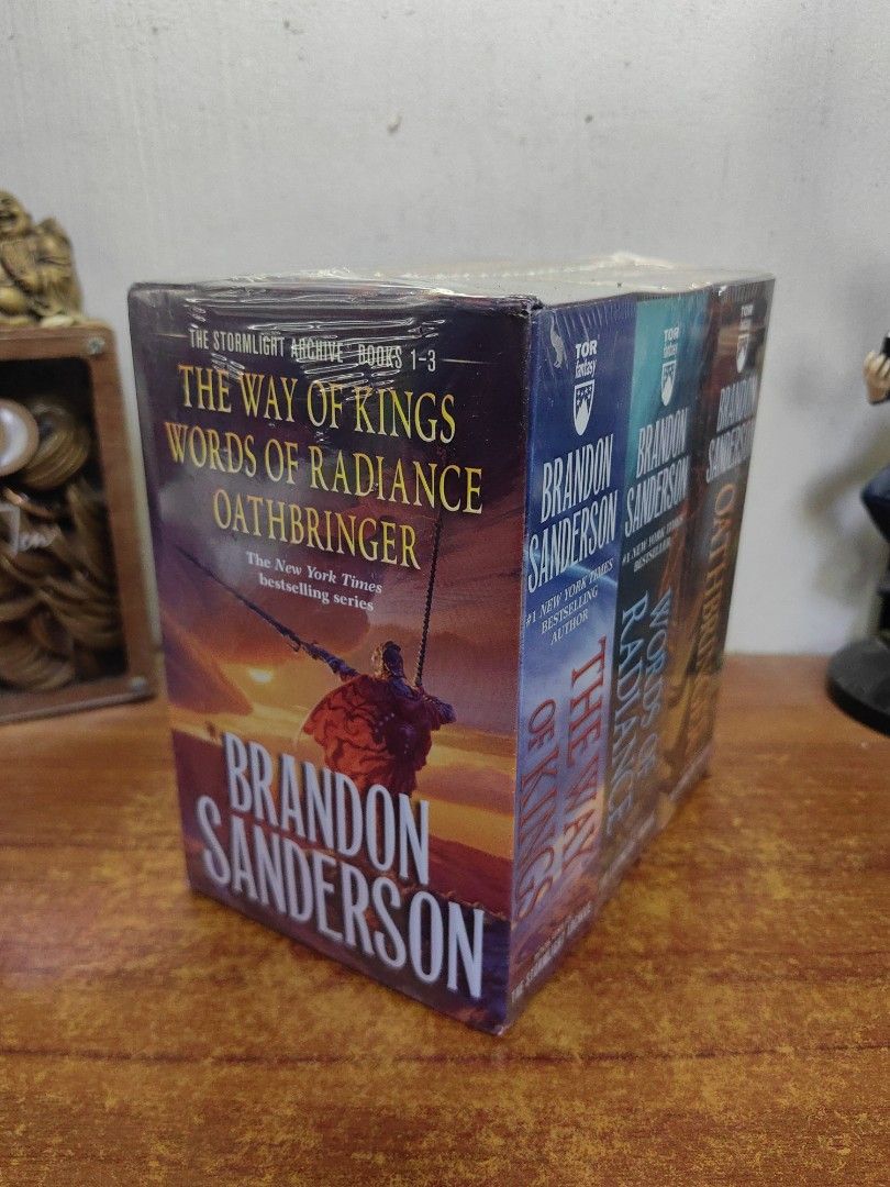 The Stormlight Archive -Brandon Sanderson (Category: Magazines) located in Tarlac. Submitted by chapterse7en (Listing ID 1463261310, Image 3). Description: IMPORTANT: Serious buyers only. Lowballers and unresponsive buyers who ghost the chat will be automatically BLOCKED. Please do not message if you have no real intention of purchasing. Thank you for respecting my time. Brandnew MMPB 3 Sets Available 1 Set SOLD 2 Sets LEFT Mode of Payment : Gcas