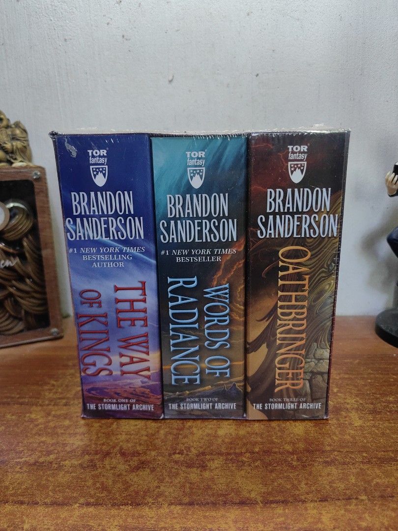 The Stormlight Archive -Brandon Sanderson (Category: Magazines) located in Tarlac. Submitted by chapterse7en (Listing ID 1463261310, Image 1). Description: IMPORTANT: Serious buyers only. Lowballers and unresponsive buyers who ghost the chat will be automatically BLOCKED. Please do not message if you have no real intention of purchasing. Thank you for respecting my time. Brandnew MMPB 3 Sets Available 1 Set SOLD 2 Sets LEFT Mode of Payment : Gcas