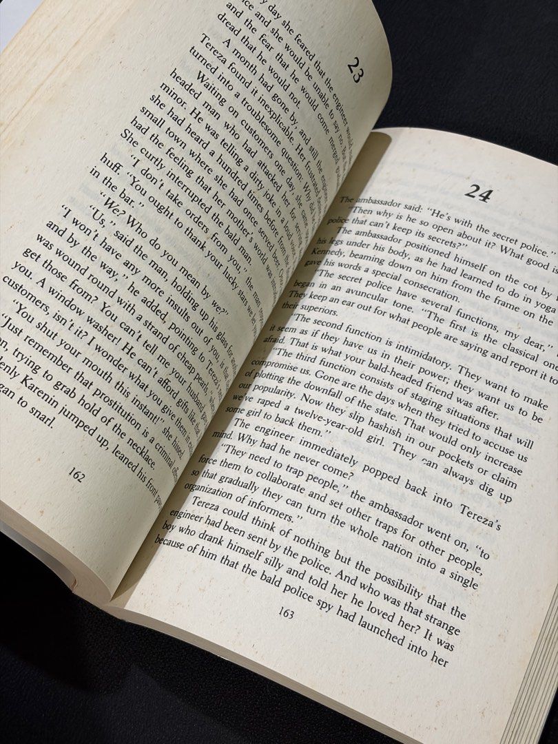 The Unbearable Lightness of Being by Milan Kundera (Category: Storybooks) located in Las Pinas. Submitted by jessicamaev (Listing ID 1463220215, Image 3). Description: - Harper Perennial Modern Classics edition of The Unbearable Lightness of Being by Milan Kundera. - Pages are clean, with no writing or highlighting. - Slight yellowing on the page edges. - Ideal for readers interested in philosophy and existentialism..