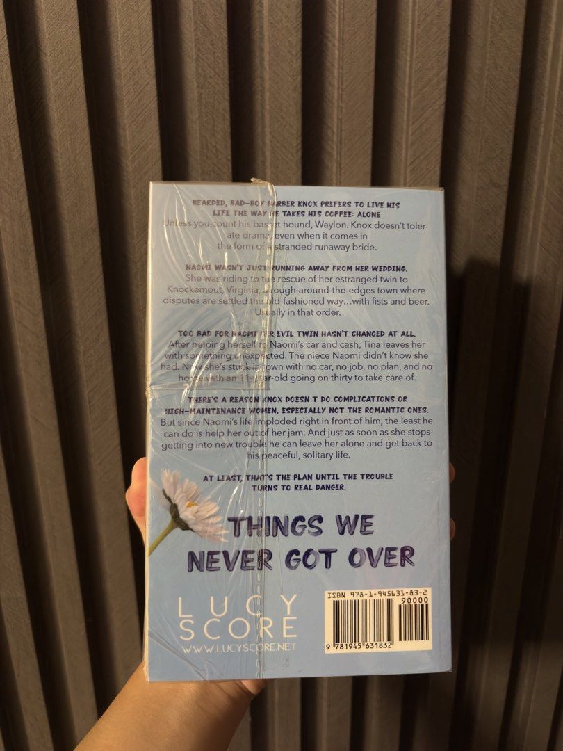 Things We Never Got Over by Lucy Score (Category: Storybooks) located in Manila. Submitted by chaptersinthecloset (Listing ID 1463293076, Image 3). Description: Brand new. Bought for book collection! Detail info: spine cracked during transport Rfs: Declutter .