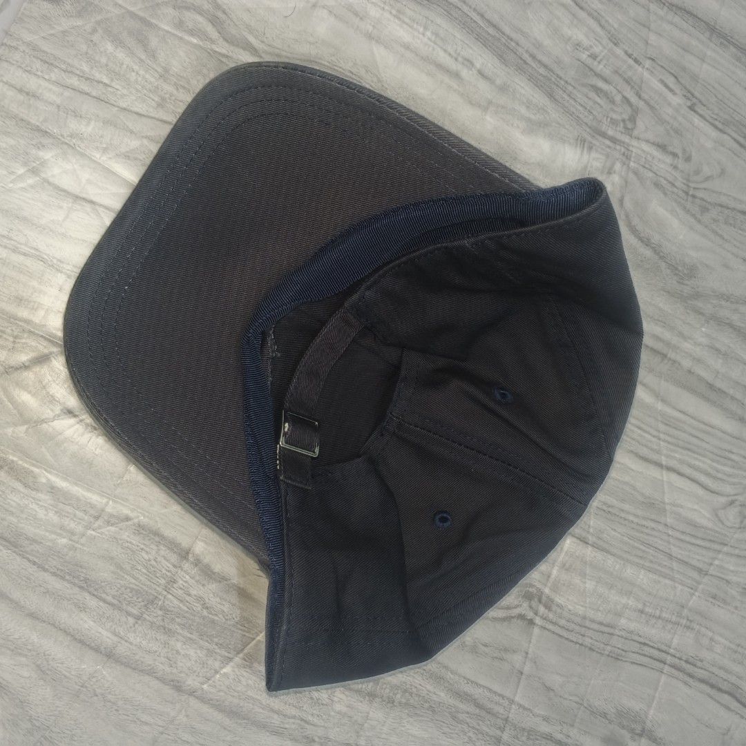 Thom Browne Cap navy blue (Category: Caps & Hats) located in Manila. Submitted by janna_m (Listing ID 1463301897, Image 3). Description: EXCELLENT CONDITION ✅ NO ISSUES ✅ DM FOR INQUIRIES 📩.