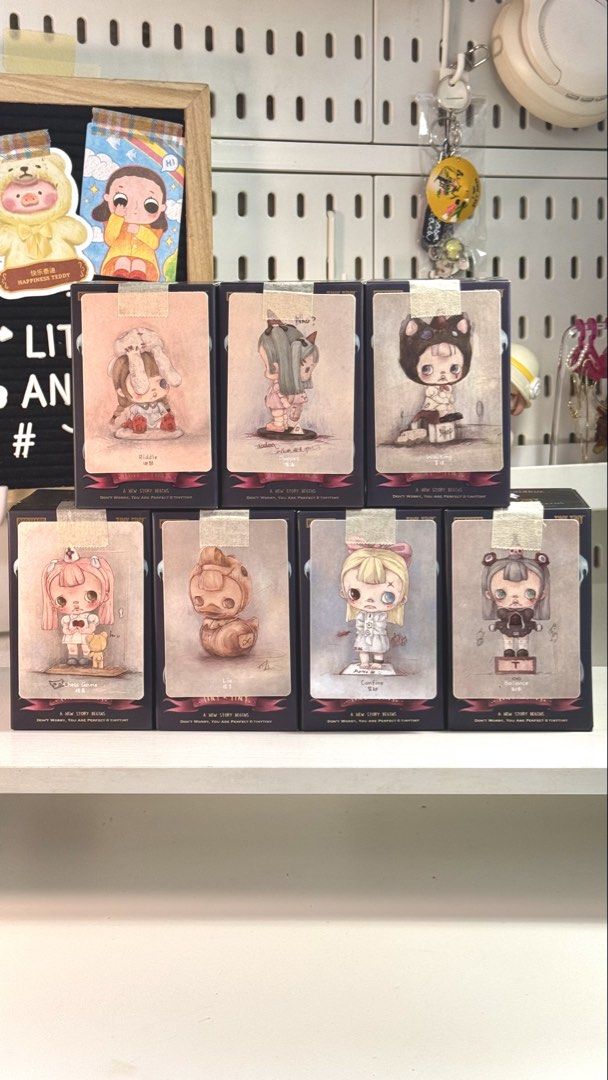 Tiny Tiny Prologue Series (Category: Designer & Blind Box Toys) located in Muntinlupa City. Submitted by litol_aniks (Listing ID 1463186069, Image 3). Description: ⋆. 𐙚 ˚ popmart tiny tiny figure 🛒 ₱450 each only! (from ₱600 srp) ⤷ sealed foil, open from bottom box ⤷ complete, open to check card only ⤷ authentic; onhand and ready to ship mop: gcash, gotyme, bpi mod: lalamove, j&t, meet up 📍alabang, muntinlupa wts lfb for sale discounted pop ma